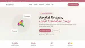 Bloomly Web Template Florist