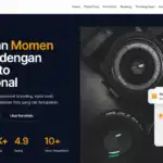 Lensa – Template Website Fotografi & Studio Profesional