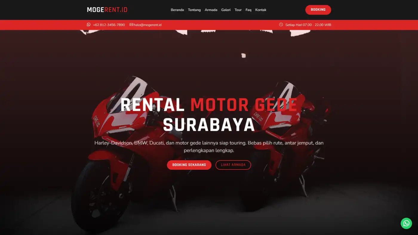 MogeRent - Web Template Rental Moge