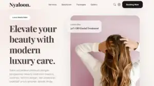 Nyaloon Web Template Salon