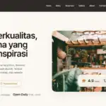 Okafe – Template Website Kafe & Coffee Shop Modern