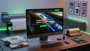 Template Website Percetakan DTG & DTF Modern untuk Meningkatkan Penjualan