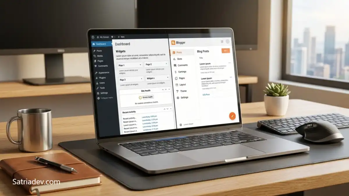 WordPress atau Blogger, Mana yang Lebih Baik untuk Membuat Website?